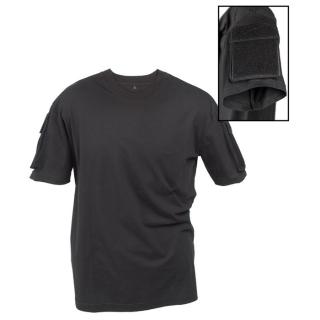 Tactical T-Shirt Black con Tasche & Velcri per ID-Patches